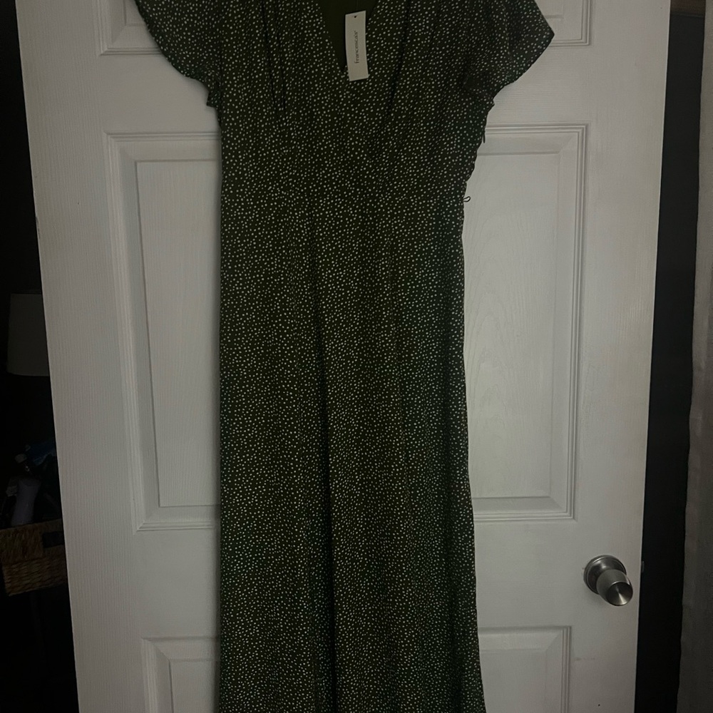 Francesca's Collections Green Maxi Dress